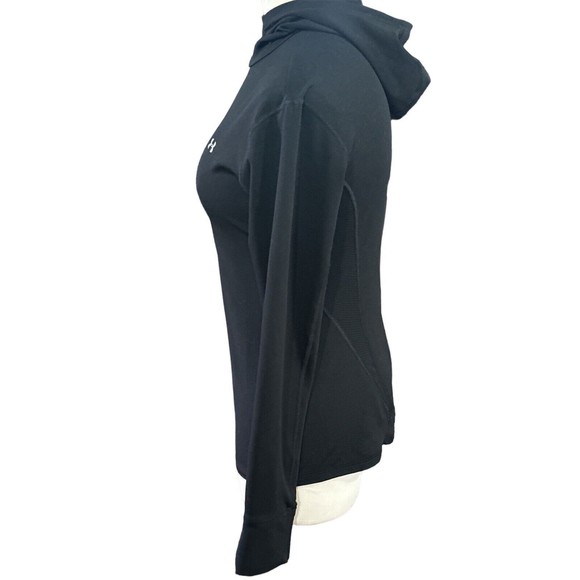 Under Armour women's Black Running Hoodie pullover Size Large EUC - Picture 3 of 5